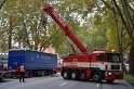 LKW verliert Auflieger Koeln Boltensternstr Pasteurstr P2011